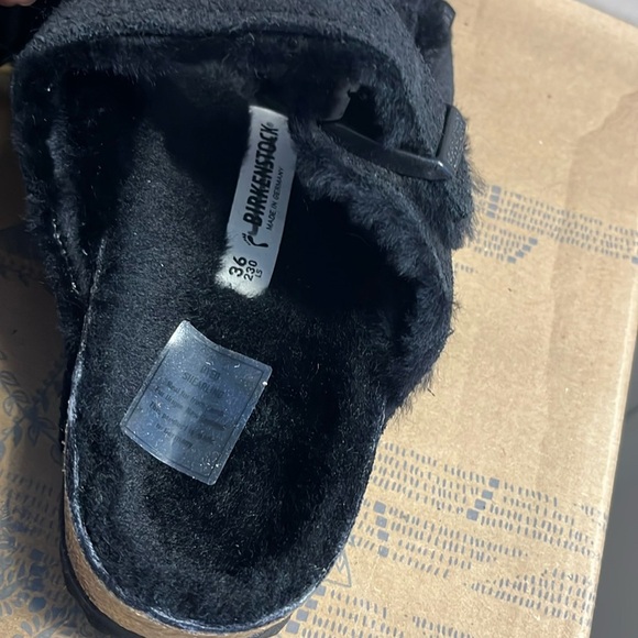 Birkenstock Arizona Shearling Suede Leather size 5 NWT - Picture 15 of 15